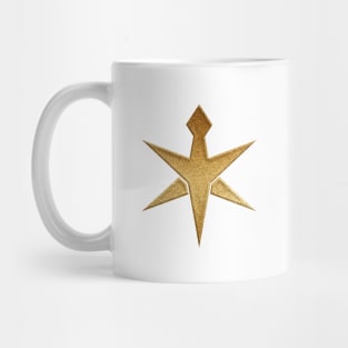 Chiba Prefecture Symbol in Gold Faux Mug